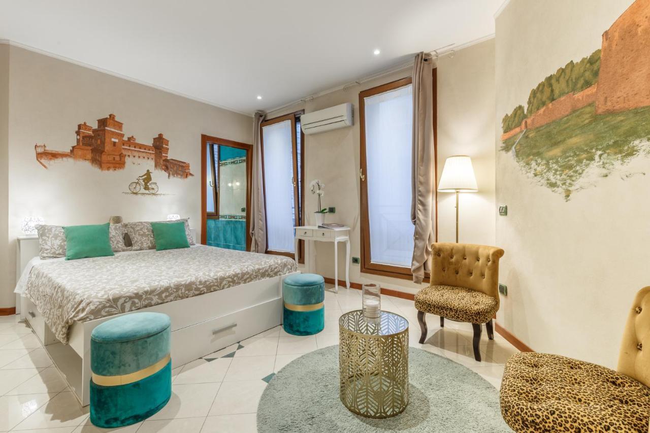 A Due Passi Dal Castello Apartment แฟร์รารา ภายนอก รูปภาพ