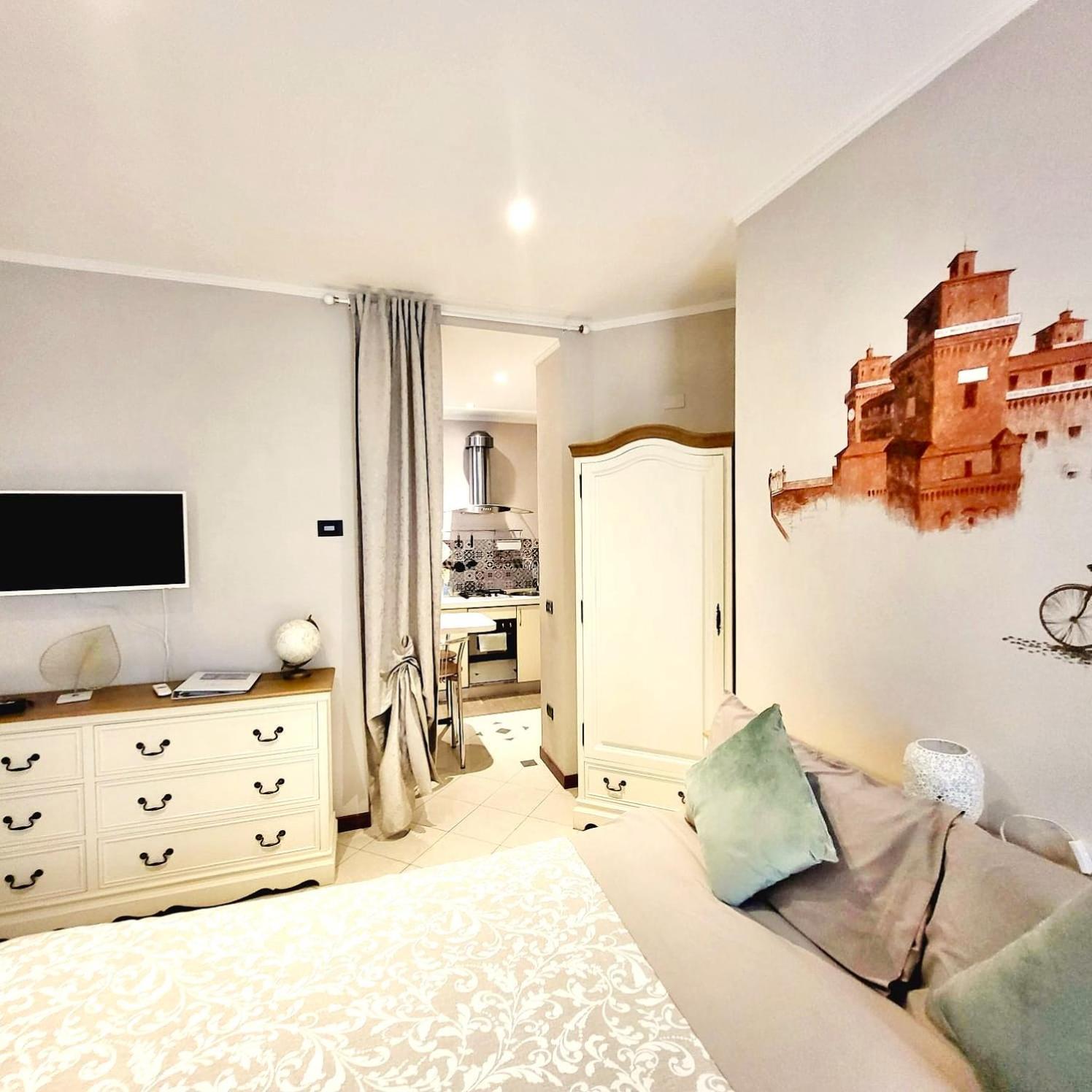 A Due Passi Dal Castello Apartment แฟร์รารา ภายนอก รูปภาพ